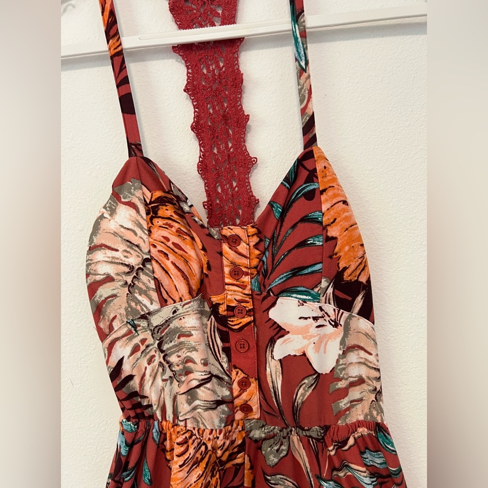 No Boundaries Floral Print Romper - Picture 2 of 8